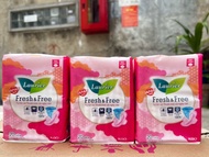 [ COMBO 3 GÓI] BĂNG VỆ SINH LAURIER FRESH &FREE  DÀY CÁNH 22CM 20 MIẾNG