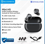 SOUNDPEATS MINI HS EARPHONE WIRELESS FOR WORK & MUSIC SOUND PEATS - Gema Audio