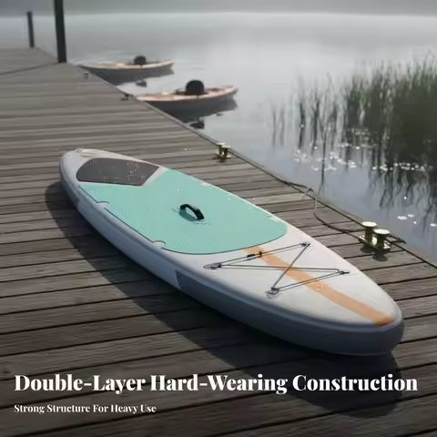 Inflatable Upright Paddleboard Non-Slip Deck Inflatable Stand-up Paddleboard Board Upright Paddleboa