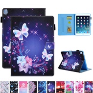 Case For iPad 9.7 2017 2018 5th 6th Generation Cover For iPad Air 1 2 iPad Pro 9.7 2016 Casing Fashion butterfly Protective Soft Silicone PU Leather Flip Stand Cover