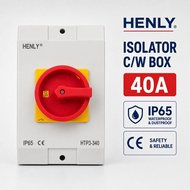 HENLY 40A ISOLATOR WITH PVC BOX