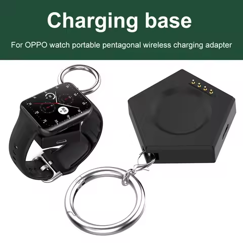 Magnetic Portable Charger Charger Cable Adapter with Keychain Type-C/Micro Port for Oneplus Watch2 O