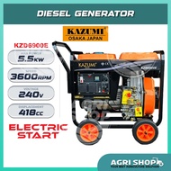 Agrishop KAZUMI JAPAN KZD6900E Diesel Generator 5500W (Electric Start)