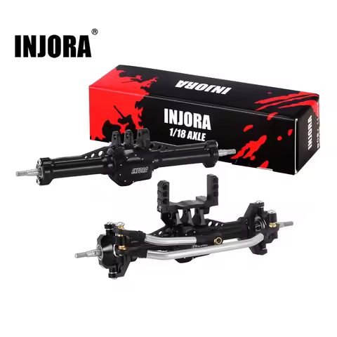 INJORA +4mm Aluminum Axles with Lay Down Servo Mount & Links for 1/18 TRX4M
