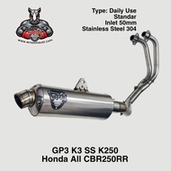 WRX GP3 SS K250 CBR250RR Exhaust