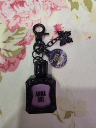 Anna Sui 黑色 蝴蝶結 鑰匙扣 吊飾 charm