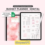 ⚡️INSTANT⚡️Digital Budget Planner | Finance Tracker & Planner | Digital Budget Template | Portrait B