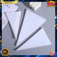 POPEI Triangular Plastic Papping Bag/ Cake Decorating Cone Plastic/ SUPER THICK QUALITY/ CONTENTS 10