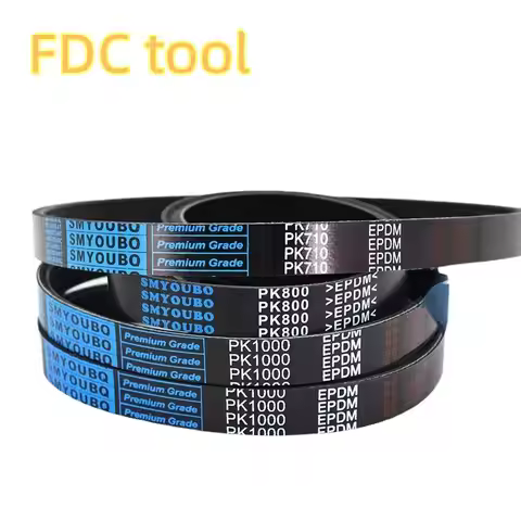 Rubber multi-ribbed belt PK975 PK980 PK985 PK990 PK995 PK1000 PK1005 PK1010 PK1015 PK1020 PK10254/5/