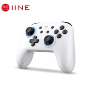 IINE Samurai White PLUS Controller Wake Up Wireless Bluetooth Auto-Fire Pro Controller Compatible Nintendo Switch