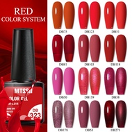 MTSSII 6ml Gel Nail Polish Red Color Vernish Semi Permanent Soak Off UV/LED Gel Polish For Nails Man
