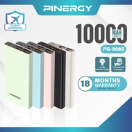 PINERGY 10,000mAh with 4 LED Indicators Battery Display Macaron Colors Power Bank PG-968S/PG-968V