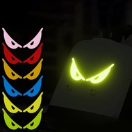 Fitow Reflective Car Sticker Motorcycle Helmet Evil Eyes Shape Body Sticker Personalized Decoration Sticker Car Accessories FE