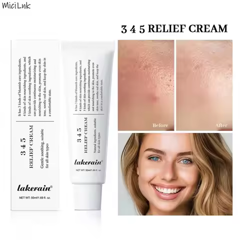 345 Relief Cream Address Blemishes Nourish Anti-sugar Anti-oxidation Soothing Care Face Lifting Beau