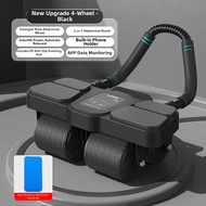 Automatic Rebound Ab Roller 4 Wheels