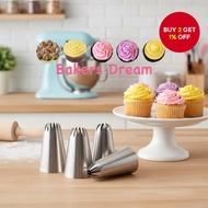 Cake Decoration Nozzle Tips 1M 2F 2D 6B 2A for Icing and Buttercream Pastries