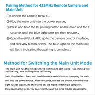 EWelink Smart RF Switch 4CH Inching/Self-Locking Controller 433MHZ Remote Controlled Camera Real Tim