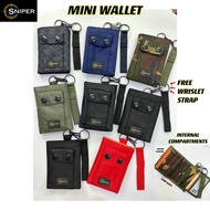 SP057) [SCENTED] HIGH QUALITY SNIPER SHORT WALLET VELCRO FOLD WALLET WITH CARD HOLDER + FREE WRISLET