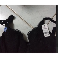 NEW BLACK SOFT LACE BRA, PLUS SIZE 36/80c, E-FUL-C L901