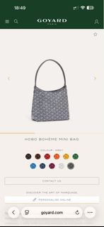 Goyard hobo mini灰色（全新）