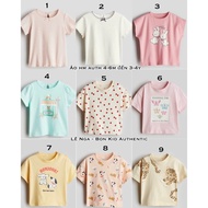 Genuine HM US/UK/JP girls' t-shirts/t-shirts, sizes from 4-6m to 3-4y (READ NOTES CAREFULLY)