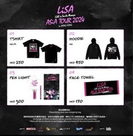 收Lisa 周邊 tee/hoodie  face towel L/XL size