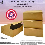 [WHOLESALE 1 PACK CONTENTS 100 SHEETS] 18 x 18 OLIN Lace Rice Box / Eco Kraft Catering 18X18 Laminat