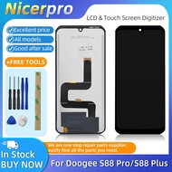 【In stock 】original 6.3 "display for Doogee S88 plus LCD touch screen assembly replacement for Dooge