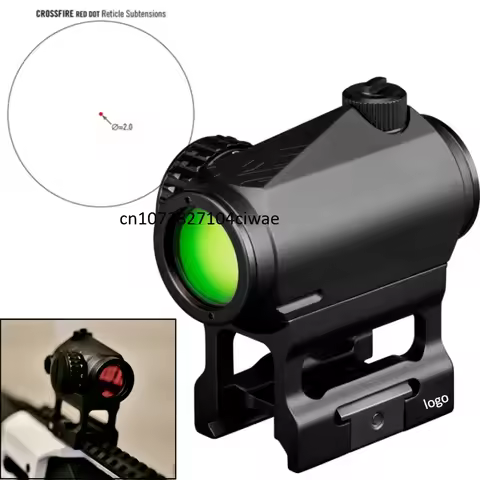 100% Original V*rtex Crossfire Gen II Tactical Optics Red Dot Sight 2 MOA Rifle Scope With 20mm Rise