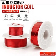 CLEIGHTEEN8H Audio Inductor Coil, Copper 0.2mh-2.0mh Speaker Crossover Inductor Coil, 0.6mm Inductor