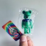 メディコムトイ｜MEDICOM TOY  Be@rbrick S29  GRATEFUL DEAD  DANCING BEAR  跳舞熊 綠色 隱藏版 庫柏力克熊 100%