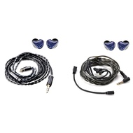 In Ear Earphone Monitor with Microphone Hifi Music Headphone IEMs Wired Gaming Earbuds for Audiophil