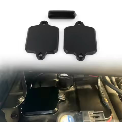 Smog Block Off Plates Cover Fit For Yamaha YZF R1 YZF R1M R1S YZF R6 YZF R6S FZ1 / FZ1 Fazer FZ6R/ F