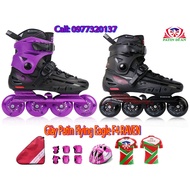 Genuine Flying Eagle F4 RAVEN Roller Skates (available in 2 Colors) Backpack + V5 protection + Nike 