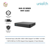 UNIARCH NVR-116E2 NVR 16 Channel HDMI VGA for CCTV IP Cameras - NVR-116E2