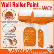 Wall Roller Paint Repair Paint with Rolling Brush Waterproof Mildew Proof Non-toxic And Odorless Roller Latex Paint Wall Touch-Up Paint 滚筒漆