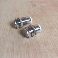 12mm Stainless Steel On Off Switch 2 Pin Cable 12mm On Off and Reset Switch