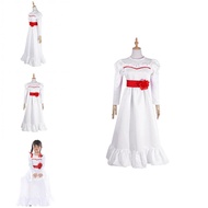 Annabelle Horror Doll in White Dress - Perfect for Halloween Events