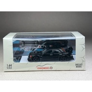 MERCEDES Benz 190E W201 Black Diecast Model Scale 1:64 Rhino Brand