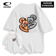 OMOS 260GSM Oversized T-Shirt SPLTING