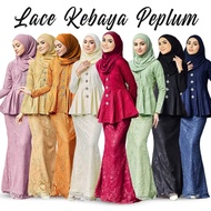 yeleedon Ironless Kirana Kurung Moden Baju Raya fesyen terkini 2024 murah dan cantik Muslimah Wear Tunang Nikah Available in 8 colors v-neck floral