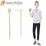 NANZHIJIA Tokyo Revengers Pendant Anime Jewelry Accessories Hanma Shuji Peripheral Earrings Stud Ear
