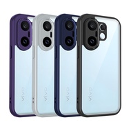 Case Vivo X200 FE Casing Luxury Frosted Transparent Cover For Vivo X200 FE 5G Phone Case