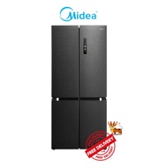 Midea Multi-door Fridge MDRF698FIC45SG 475L-FREE Folding Table &amp; Stand Fan