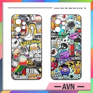 Redmi Note 12 5G 12c 13c 11 10 4G 10a 10c 9 9a 9c 9t 8 7 5 Pro A1 A2 Bomb Sticker Motif - Softcase C