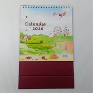 2026 Table Calendar (Size: L-22.7cm X W-17.3cm X H-7.7cm)