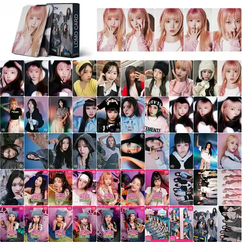 K-POP 55pcs/set NMIXX 2nd EP Fe3O4: BREAK Album Lomo Card Girl Collection Postcard Photo Card HAEWON