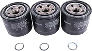 3X Engine Oil Filters and Crush Washers 15208AA031 11126AA000 Compatible With 6 Cyl Legacy Outback T