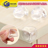 Transparent Oval Silicone Table Corner Guard (Corner Of The Table Safety Protection Cap)