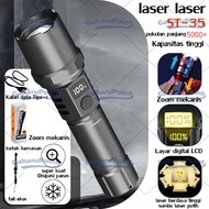 Senter LED Super Terang 10000 Lumens Waterproof Outdoor Senter Swat Police Tahan Lama IPX4 Zoom Rech